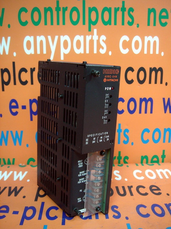 HITACHI H-SERIES POWER SUPPLY AVRC04H - PLC DCS SERVO HITACHI H-SERIES POWER SUPPLY AVRC04H - PLC DCS SERVO